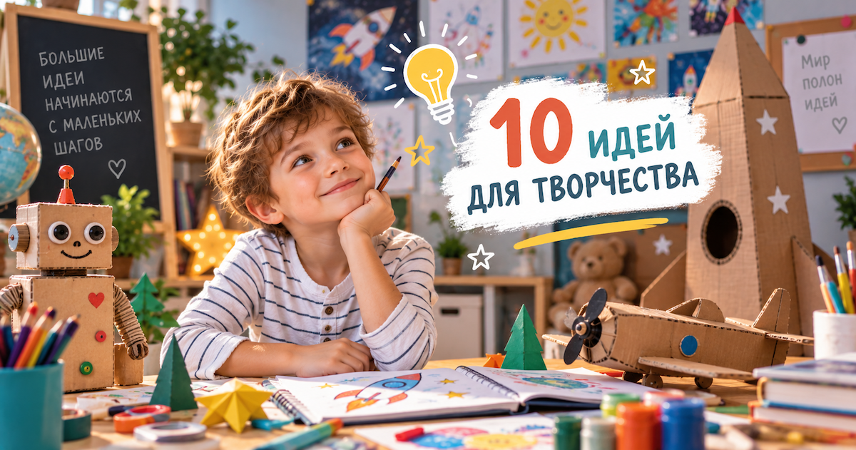 10 способов развивать творческое мышление ребенка дома