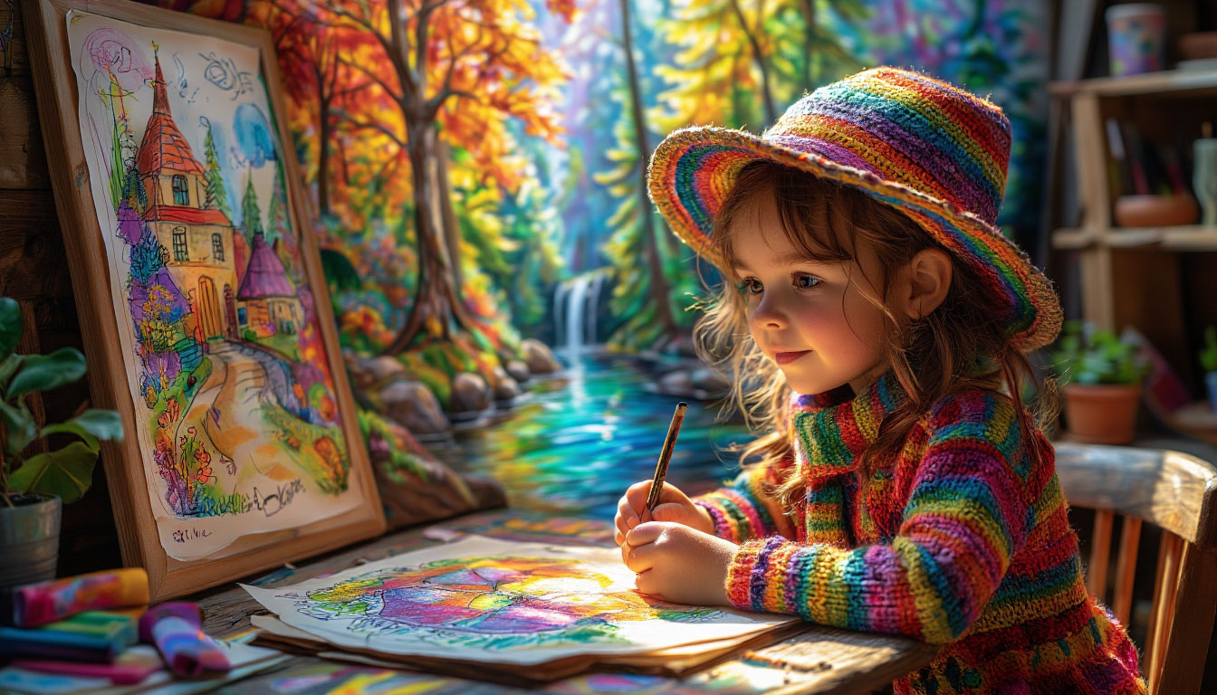 История одной картины: как рисунок ребенка изменил жизнь семьи