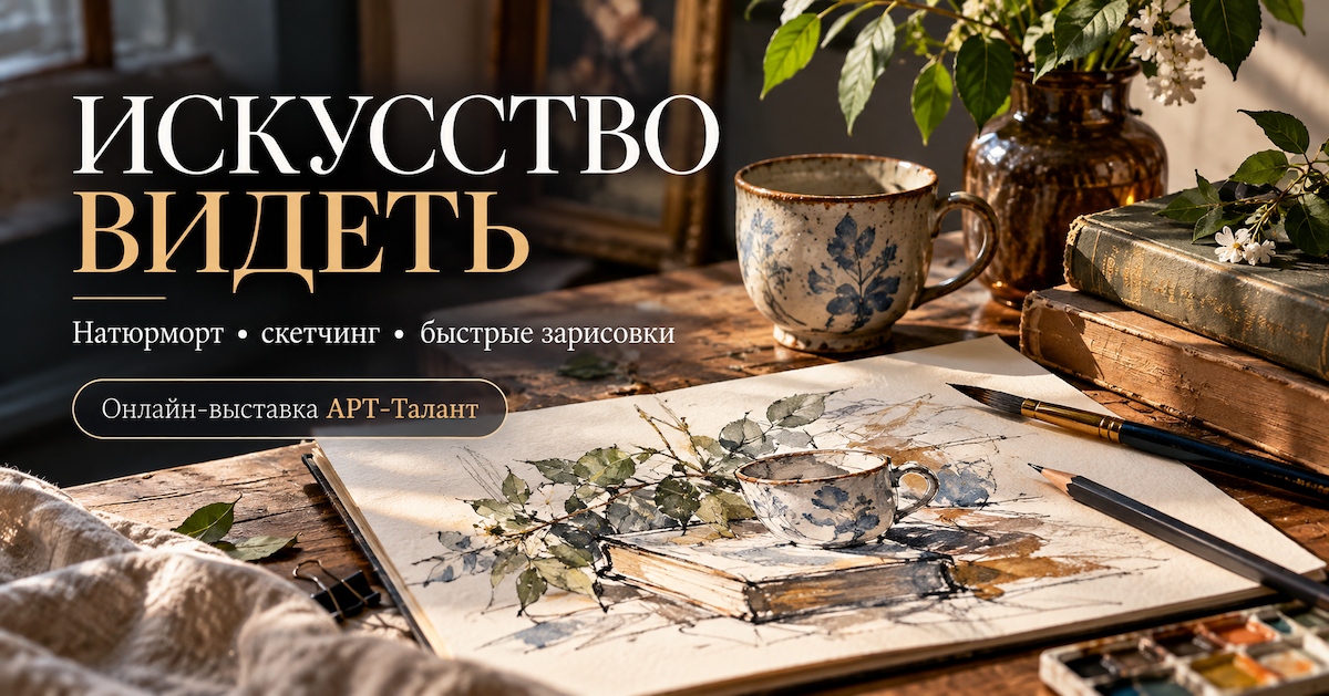 Почему художнику важно уметь видеть: от натюрморта до быстрого скетча