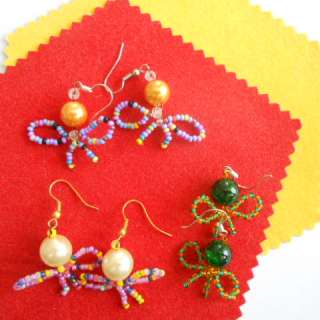 Серьги с бусинами