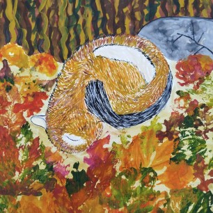 Спящий барсучок