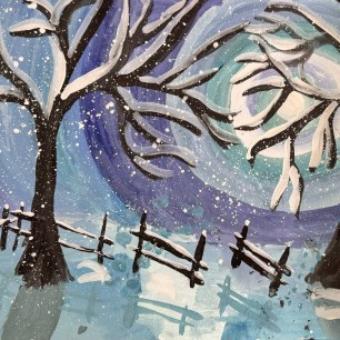 Чудеса в зимних красках