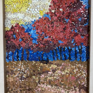 Лес словно терем расписной