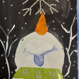 Сказка самый маленький снеговик