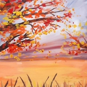 Осенью в поле