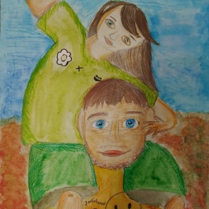 Мой папа самый сильный