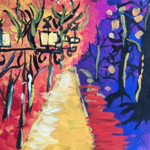 Вечерняя аллея