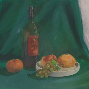 Натюрморт с мандаринами