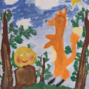 "Колобок и лиса"
