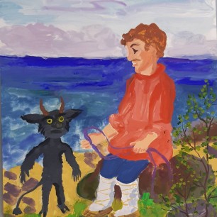 " Балда и чертенок"