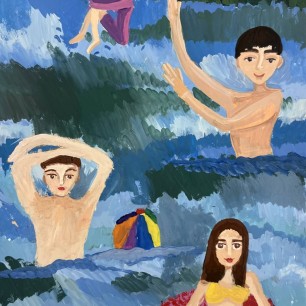 "Выходной на  речке"