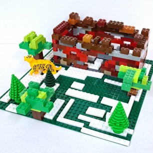 Заброшенный дом в лесу