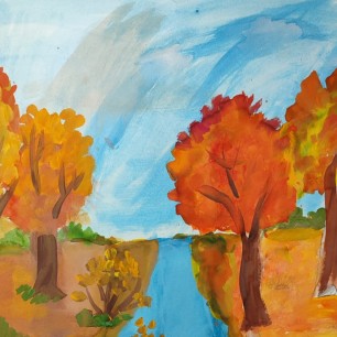 Осеннее утро