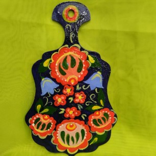 "Дощечка с городецкими мотивами"