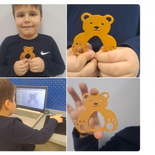 Мишка для мамы (3D-модель)