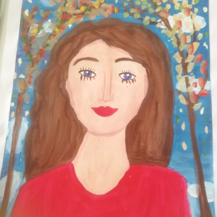 Портрет любимой мамочки