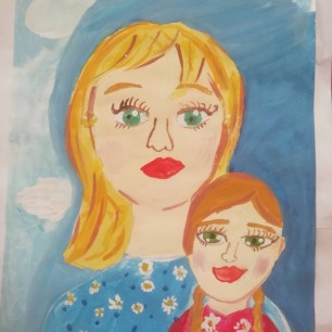 Портрет любимой мамочки