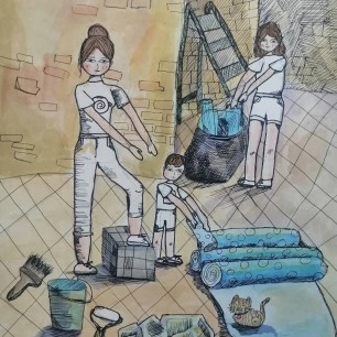 Ремонт всей семьёй