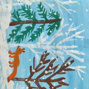 "Зимний лес"