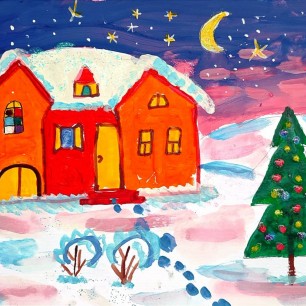 Новогодний вечер.