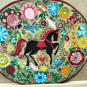 Городецкая роспись