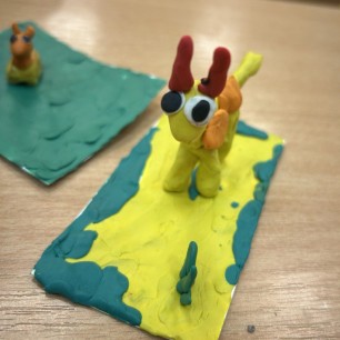 Яркий жираф