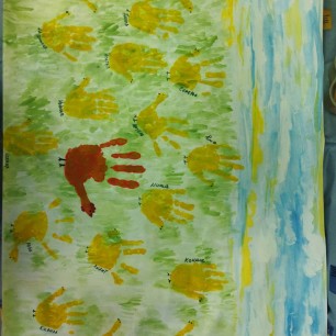 Курочка с цыплятами