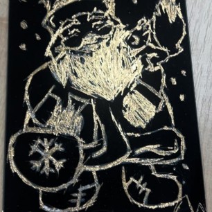 "Дед Мороз. Гравюра"