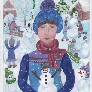 "Чей снеговик лучше?"