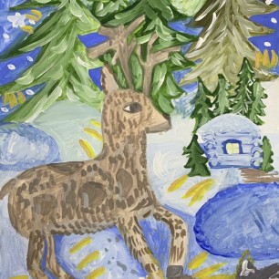 Козлик, осматривает свои владения