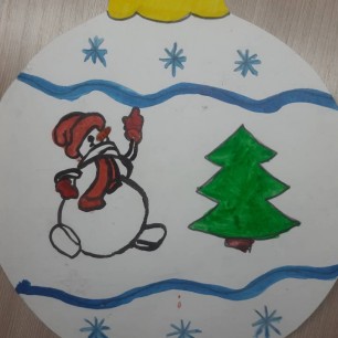 Шарик для ёлочки
