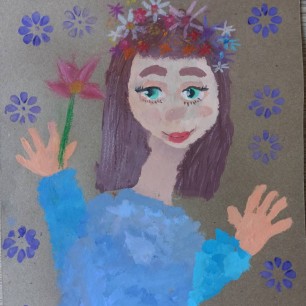 Цветочки для мамы