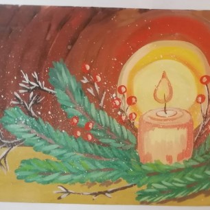 "Новогодняя свеча"
