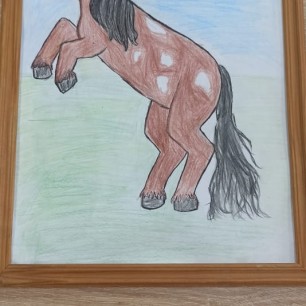Рисунок лошадки
