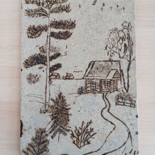 Деревенская чудесная зима