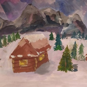 Зима в горах