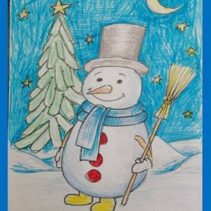 Снеговичок-добрячок