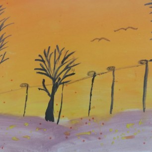 Вечерние краски зимы