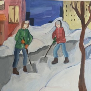 "ВЫпал снег"