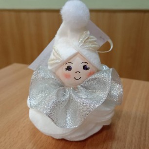 Елочная игрушка "Снежка"