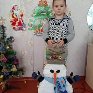 Мой дружок- снеговичок