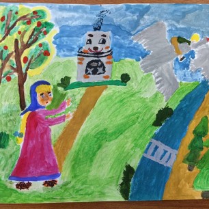 Русская народная сказка "Гуси - Лебеди"