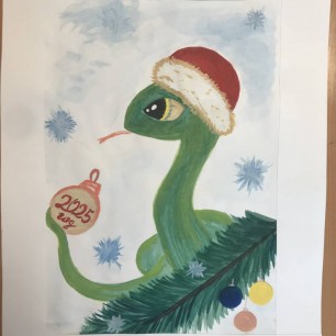 "Змея-символ года"