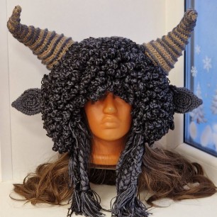 Карнавальная шапка "Коза"