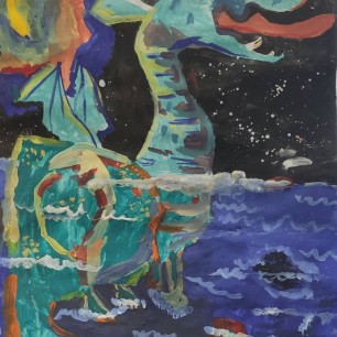 "При свете луны"