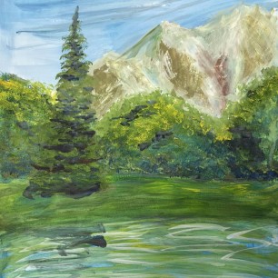 Где-то там, далеко у реки, за лесами, высокой горой