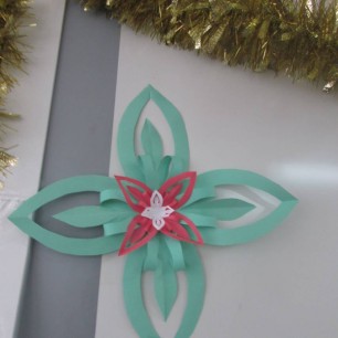 Летящая снежинка