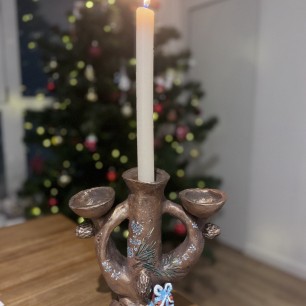 Новогодний подсвечник