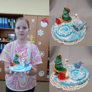 Подсвечник "Встреча и проводы символов года"