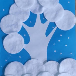 Снежное дерево.